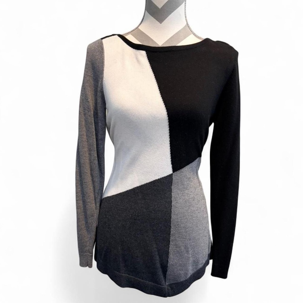 WHBM Color Block Sweater